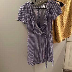 Blue Striped summer dress